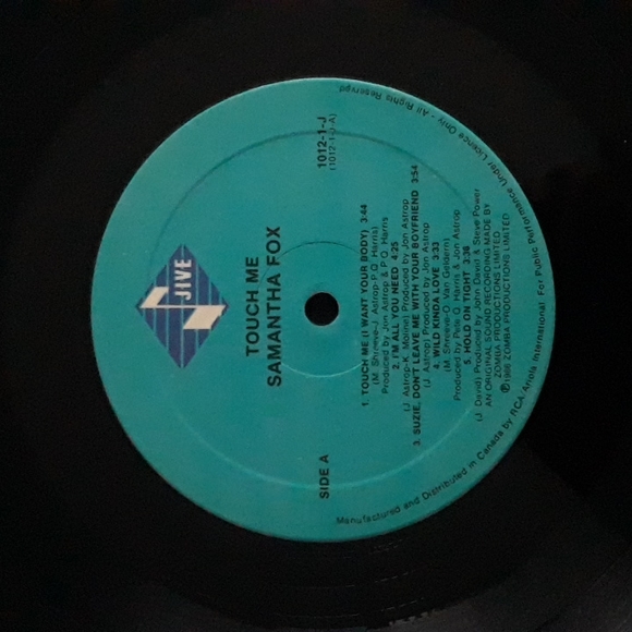 Samantha Fox. Touch Me. 1986 - Picture 3 of 4